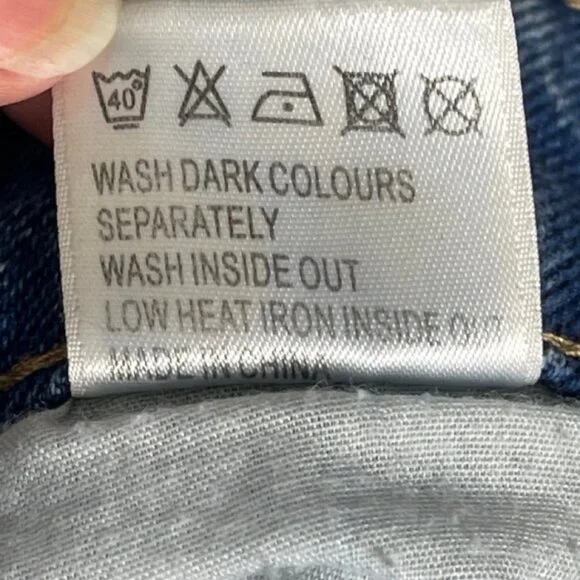 THE ROCKN REV | Women's Casual Light Wash Distressed Jeans | Size 12 - Picture 11 of 13